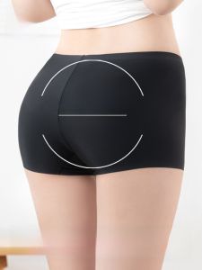 MiiOW | MiiOW Womens Ice Silk Safety Pants Short Skirt Anti-Light Summer No Innerwear Seamless Bottoms Thin Breathable Underwear