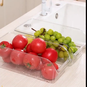 Commercial Supermarket Household Transparent Storage Box Acrylic Storage Rack Household Multifunctio