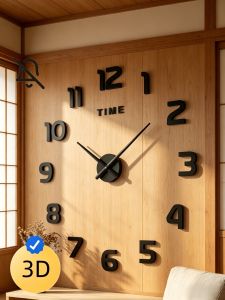 New Modern Design Large Wall Clock 3D DIY Quartz Clocks Fashion Watches Acrylic Mirror Stickers Living Room Home Decor Horloge