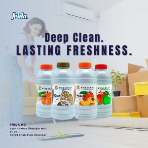 Frida Oud 1kg Multipurpose Floor Cleaner 48H Lasting Powerful Mopping & Scrubbing Long Lasting