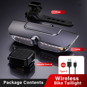 10 LED Bike Warning Rear Light Type-C Charging MTB Road Bike Taillights for Night Riding Safety Waterproof Bicycle Accessories