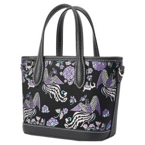Chinese Traditional Style Phoenix and Peony Pattern Handbag