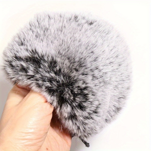 Fluffy Windproof Cover for Microphones and Recorders Ideal for Indoor/Outdoor Use Cuts Wind Noise for Pure Sound