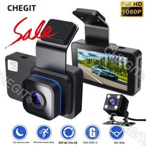 2 Kênh 1080P DVR Xe Ô Tô Dash Cam Đầu Ghi Hình Với Camera Phía Trước Và Phía Sau Cảm Biến G Phát Hiện Chuyển Động Cho Xe Hộp Đen