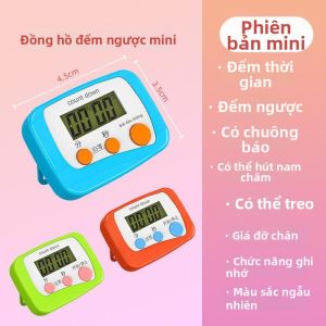 Đồng Hồ Báo Thức Nhắc Lại Bấm Giờ Đếm Ngược
