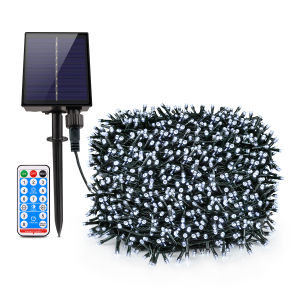 Outdoor Solar String Fairy Light 100M 1000 LED Waterproof Garland Large Solar Panel Fast Charge Lamp Christmas Garden Decor -JY