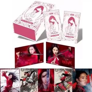 Card Fun Disney Mulan Live Action Collectible Trading Cards Warrior Character Artwork Sword Battle Scenes for Fans and Card