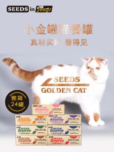 Nutritious Cat Treats Gold Can Cat Food from XiShi Flagship Store 24 Cans Boxed for Adult Kittens Cats Snacks Thai Manufacturer