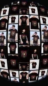 Kaos Hitam Valentin Band Rock Bahan Katun Kombet Premium Adem Nyaman Tebal Remaja Dewasa Big Size