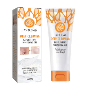Hailicare Exfoliating Whitening Gel Deep Cleaning Scrub Cream Skin Rejuvenation Brightening Moisturizing Oil Control Removes Dead Skin Body Peeling Gel