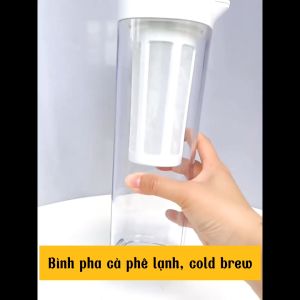Bình pha cafe colb brew (cà phê ủ lạnh) nhựa nguyên sinh ABS 1.1L -Kaizen Coffee