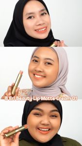 Shade 01 - Natural Brown Beauty Lip Matte Cream by B Erl Cosmetics