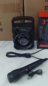 Sound Speaker Microphone Bluetooth Karaoke Bonus Mic Kabel Murah Lengkap Radio Bass Jernih Spiker Son Mik Mikrofon Mikropon Blootooth