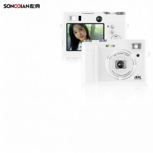 SONGDIAN | High-Definition Travel and School Beauty Selfie Vlog 4K Vintage Digital Mirrorless Camera