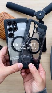 RINGKE® UX All in One Samsung Galaxy S25 Ultra MagSafe Kickstand Extreme Tough TPU Shockproof Rugged Bumper Case Cover