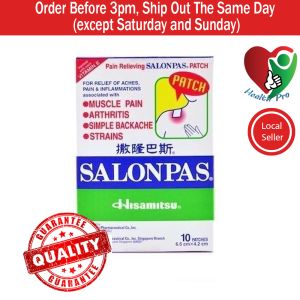 SALONPAS PATCH1 BOX X 10 PATCH (6.500CMX4.20CM) exp:5/2026