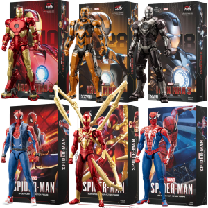 Hot Toys | Marvel Zd Toys Iron Man Mk10 Mk19 Steel Spider-Man Figure Spider-Man Ps4 Iron Spider Action Figure Collections Birthday Gift