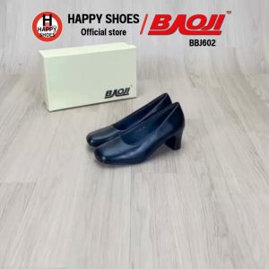 [🥇บาโอจิแท้100%🔢เบอร์36-41👠ส้น 2 นิ้ว] BAOJI รุ่น BBJ602 รองเท้าคัทชูหญิง รองเท้าหนังหุ้มส้น ทรงสวย หนังนุ่ม ซัพอร์ทเท้าเยอะ