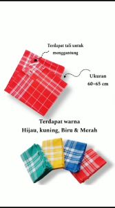 Serbet / Lap Piring Warna Merk Botch Uk. 60x65 cm KAIN LAP MEJA SERBET KACA MOBIL MULTIFUNGSI