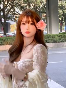 🔥IVY Vintage Red Rose Hairpin Women Large Flower Bangs Clip Photo Accessory