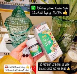 Viên Xổ Mỡ Đêm Súp Lơ Xanh Nhật Chính Hãng Hộp 10 Viên