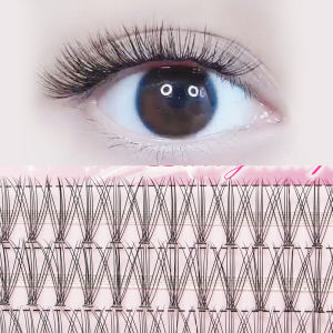 🔥Orfila 10D C Single Cluster Curl Individual False Eyelash Extension High Quality Pure Soft Natural Style Lashes Pink for Natural Grafting