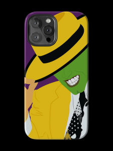 Gold Kary Movie Adaptation Phone Case Simple Funny American Illustration Suitable for 14/15/16/17 pro Max Dual Layer Anti-Fall Frosted Hard Shell Mobile Phone Case