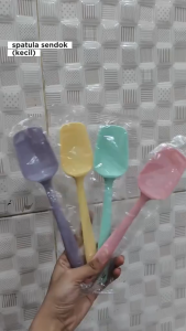aiGooTan - SPATULA SENDOK 28 CM - Pengaduk Silikon Food Grade Aduk Sodet Sutil Adonan Oles Kue Medan