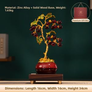 BAOTISEN | Prosperity Feng Shui Tree Enamelware Decorative Artwork
