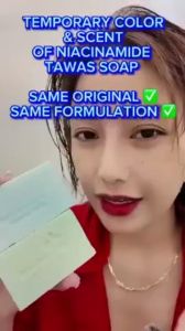 (BUY 1 TAKE 1) Niacinamide Tawas Soap 100g Skin Whitening Oil Control for Smooth & Clear Skin