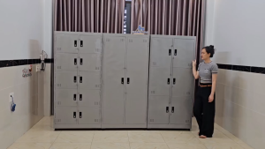 Tủ đựng hồ sơ nhiều ngăn có khóa- Tủ sắt locker 15 12 10 8 6 4 2 cánh cửa.