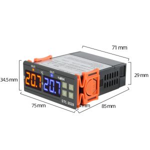 STC-3028 STC-1000 Temperature Controller Thermostat 12V 24V 220V Thermostat and Heater Cooler Control Incubator