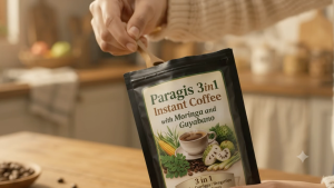 Paragis 3-in-1 Instant Coffee with Moringa and Guyabano 2-for-1 Offer 200g Total No Caffeine All Natural Ingredients