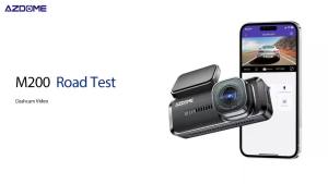 AZDOME M200 Dash Cam English Voice Control 2K Car DVR WiFi Camera for Vehicle Night Vision G-Sensor 24H Parking Monitor