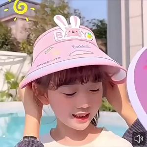 Mũ chống nắng trẻ em mũ chống nắng chống tia cực tím cho bé đi chơi mùa hè cho nữ mũ chống nắng dễ thương cho bé gái thoáng khí