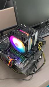 6 Heat Pipes 120MM CPU Air Cooler 4PIN TDP 200W ARGB Cooling Fan For Intel LGA 1150 1151 1155 1156 1366 1700 2011 X99 AM5 AM4