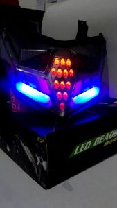 Stoplamp Vario 150: Lampu Stop Vario 150 dan Lampu Belakang Vario 150 Model RGB Merk Akai Racing Original