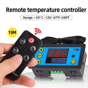 DC 12V Digital Temperature Controller with Remote Control NTC Sensor Thermostat Regulator