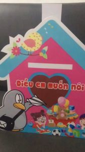 Hộp thư " Điều Em Muốn Nói " chất liệu nhựa xốp Fomex đẹp nhẹ. giáo cụ học tập siêu rẻ