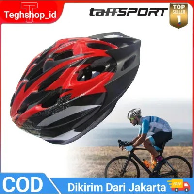 Helm sepeda Lipat MTB TaffSPORT Helm Sepeda EPS Foam PVC Shell