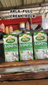ARLA Full Cream Milk 1L 1 Case– All-Natural Rich & Creamy Milk Goodness