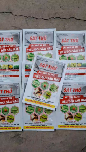 [THIEN THINH SHOP] Combo 10 Gói Trừ Sâu Cuốn Lá Sâu Đục Thân Sâu Đục Trái Sâu Keo Nhện Đỏ Thuốc Sinh Học Cao Cấp SÁT THỦ Gói 10g