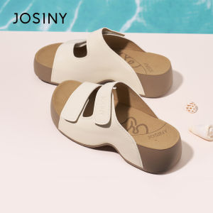 Josiny | Womens Thick Sole Sandals Dual Straps