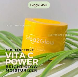 Glad2Glow Jeju Tangerine Vita C Power Bright Glow Moisturizer Glad2 glow