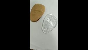 Reusable Women Clear Silicone gel insole a pair of High Heel Pad Foot Protection Anti Slip Shoe Insoles