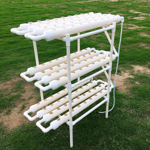 【1-3 Days Delivery】DEKES Hydroponics NFT System with 108 Holes Kits Vertical Hydroponic Growing Systems PVC Tube