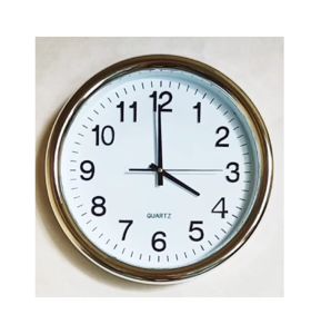 Jam Dinding Bulat Polos diameter 40 cm Bunyi Melodi