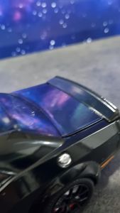 Diecast Miniatur Mainan Mobil Polisi Sedan Balap Dodge Hellcat Besi Metal Buka Pintu 1/24