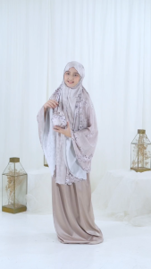 MUKENA TANGGUNG 2 IN 1 ARMANI SERIES LASERCUT ABIGAIL