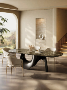 Natural Luxury Stone Modern Minimalist Marble Table